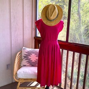 Vintage Sergio Valente Two Piece Blouse and Midi Skirt Set